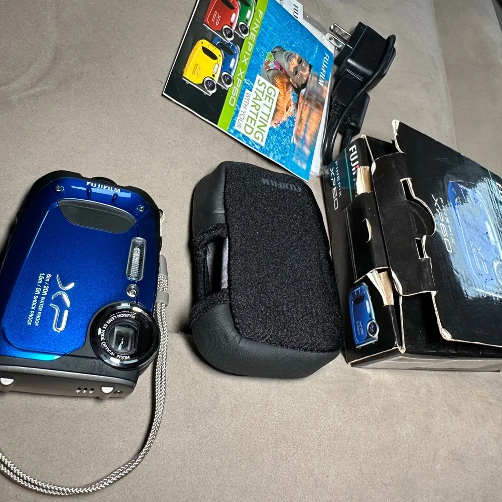 Fujifilm Finepix XP60 16.0MP 10X Waterproof Camera water vlog travel YouTube cam